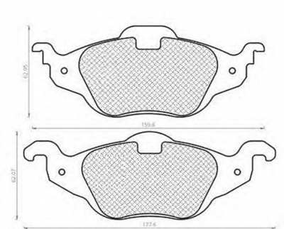 MAGNETI MARELLI 430216171047 -  Комплект тормозных колодок, дисковый тормоз